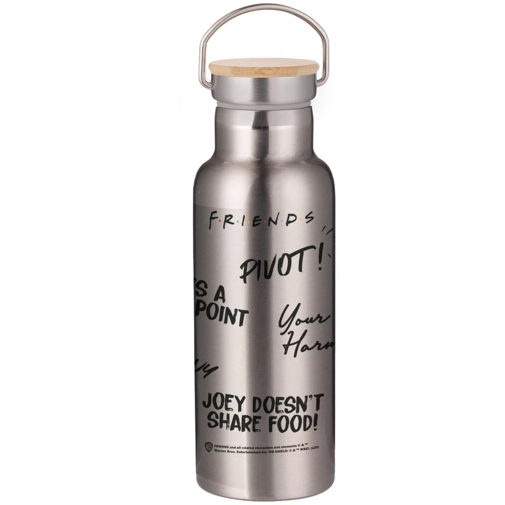 商品Original Hero|Friends Quotes Portable Insulated Water Bottle - Steel,价格¥195,第1张图片详细描述