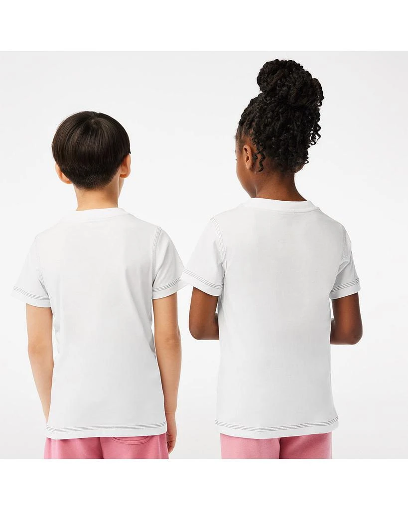 商品Lacoste|Unisex Logo Print Organic Cotton Tee - Little Kid, Big Kid,价格¥337,第5张图片详细描述