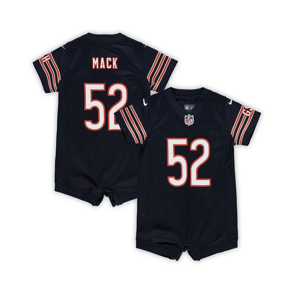 商品NIKE|Boys and Girls Infant Khalil Mack Navy Chicago Bears Romper Jersey,价格¥338,第1张图片