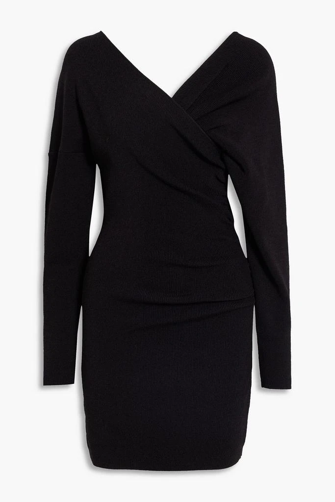 商品Ganni|Layered draped knitted mini dress,价格¥995,第3张图片详细描述
