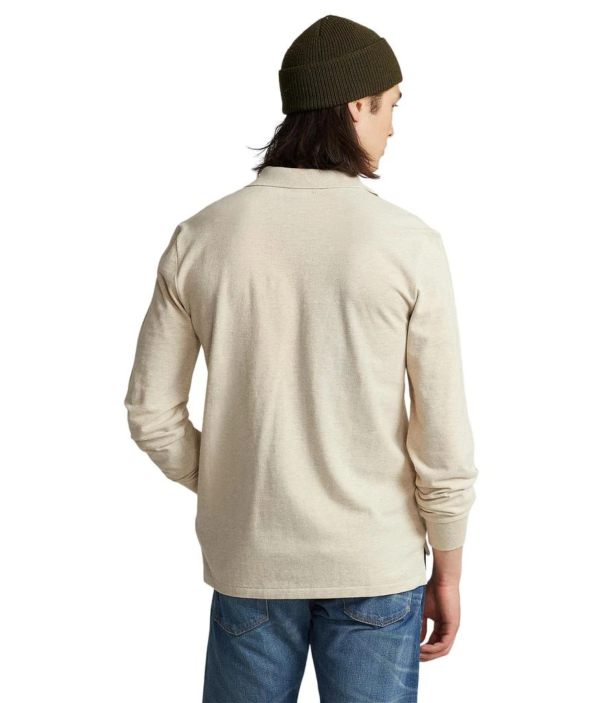 商品Ralph Lauren|Classic Fit Mesh Long-Sleeve Polo Shirt,价格¥862,第2张图片详细描述