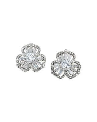 商品Carolee|Pavé Flower Stud Earrings,价格¥225,第1张图片