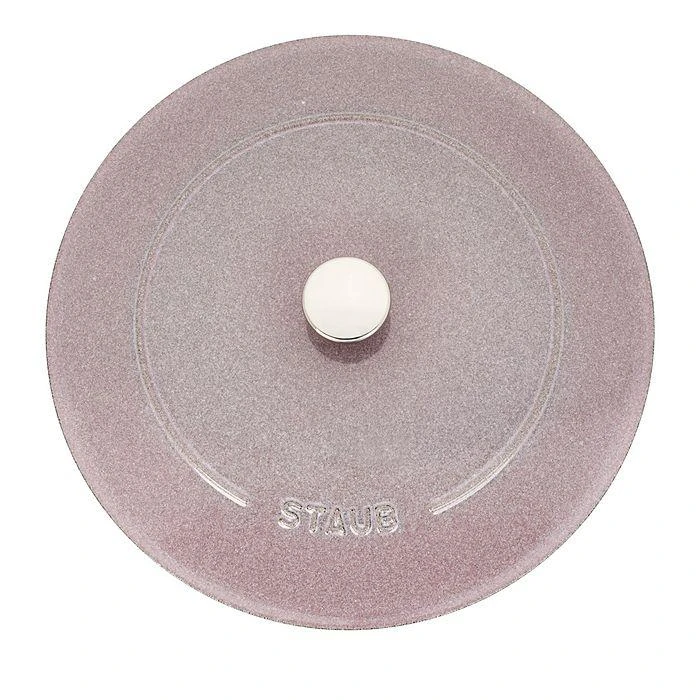 商品Staub|Lilac Enameled Cast Iron 4 Pc. Stackable Set,价格¥3732,第2张图片详细描述