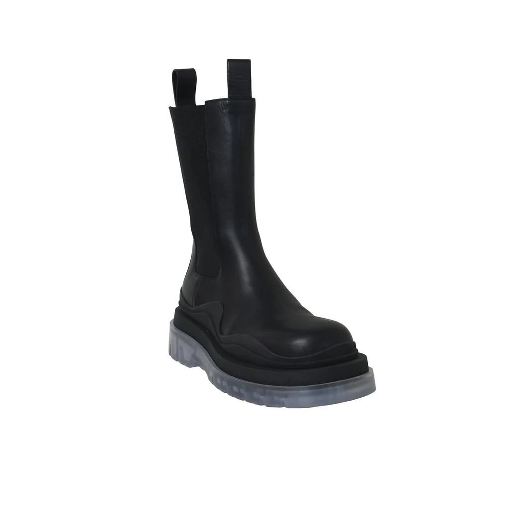 商品Bottega Veneta|Bottega Veneta Tire Miltary Calf Boot Black,价格¥10191,第1张图片