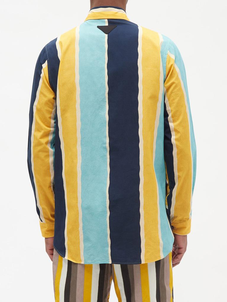 Striped cotton-poplin shirt商品第5张图片规格展示