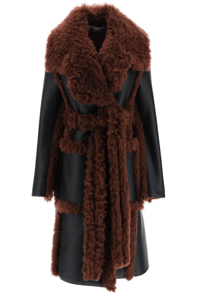 Stella McCartney Alter Mat Coat With Fur-free-fur商品第1张图片规格展示