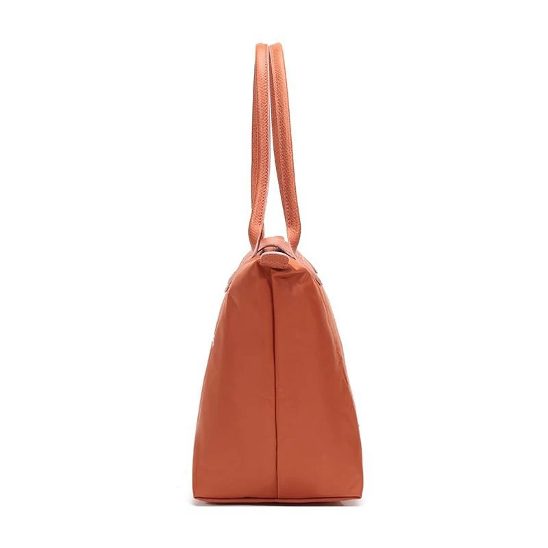 商品[国内直发] Longchamp|珑骧 LONGCHAMP 送女友 奢侈品 女士LE PLIAGE CLUB系列小号铁锈色织物长柄可折叠手提单肩包饺子包 2605 619 P39,价格¥583,第3张图片详细描述