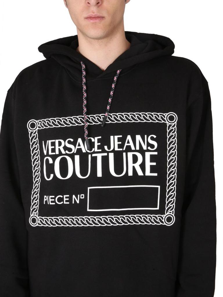 Versace Jeans Men's  Black Other Materials Sweatshirt商品第4张图片规格展示