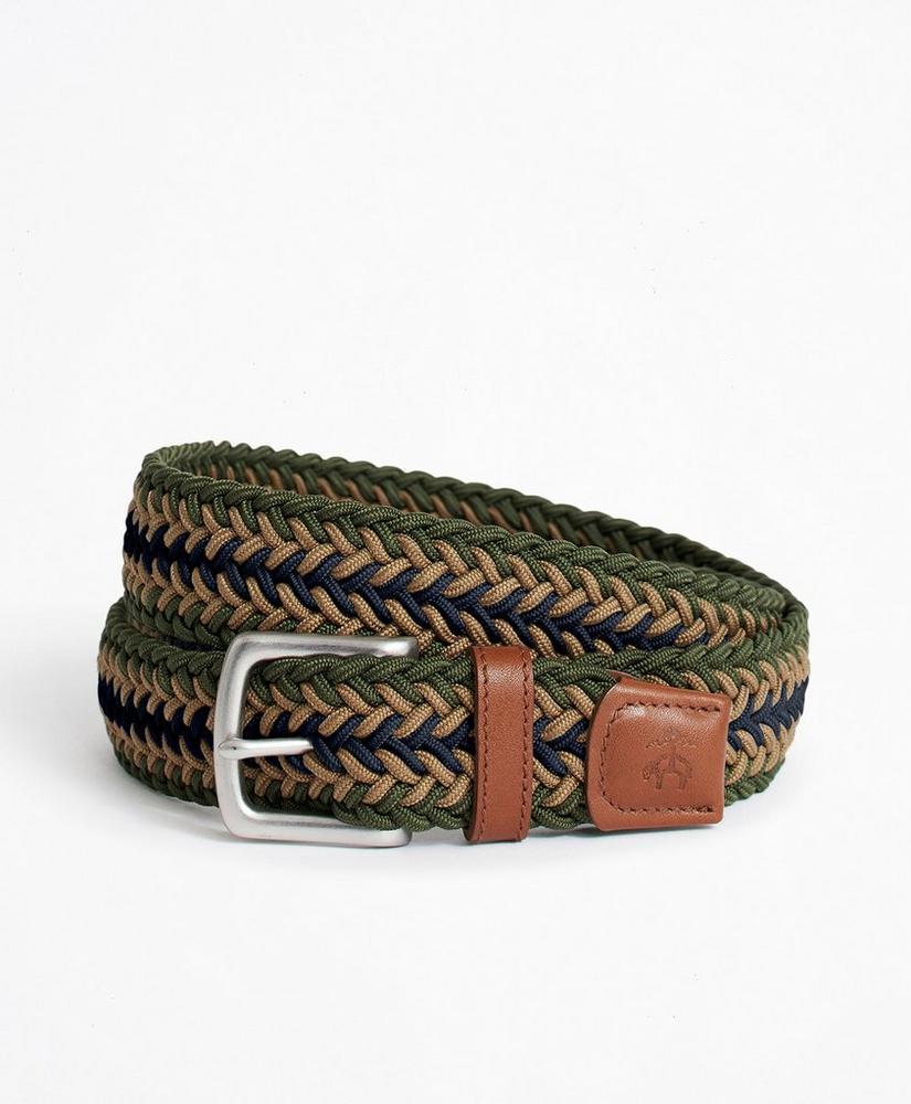 商品Brooks Brothers|Tri-Color Stretch Belt,价格¥437,第1张图片