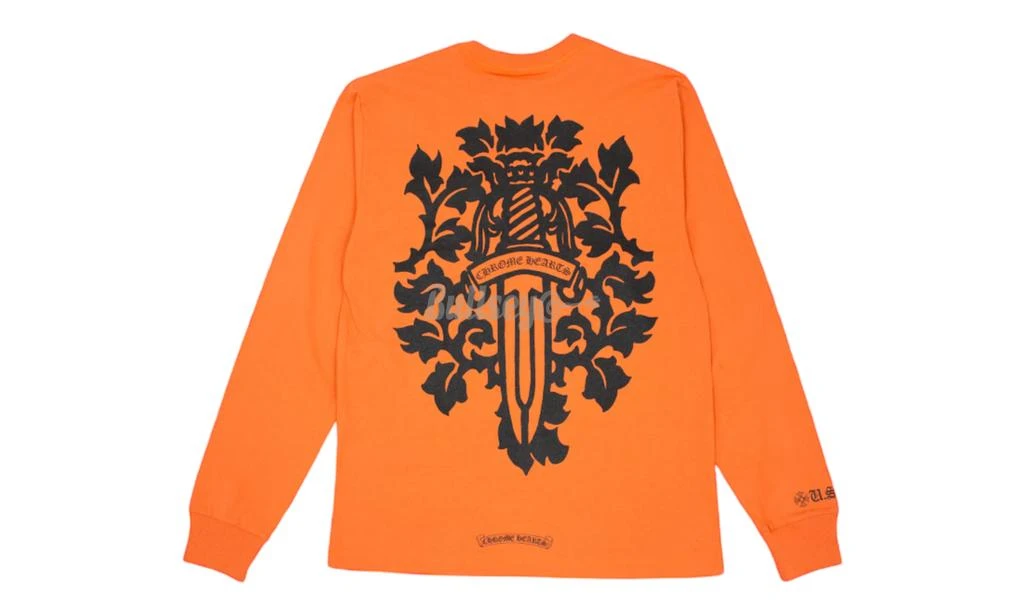 商品Chrome Hearts|Chrome Hearts Dagger Orange Longsleeve,价格¥4345,第1张图片