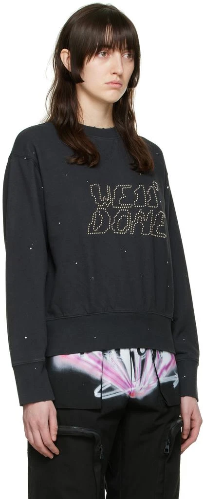 商品We11done|Black Cotton Sweatshirt,价格¥719,第2张图片详细描述