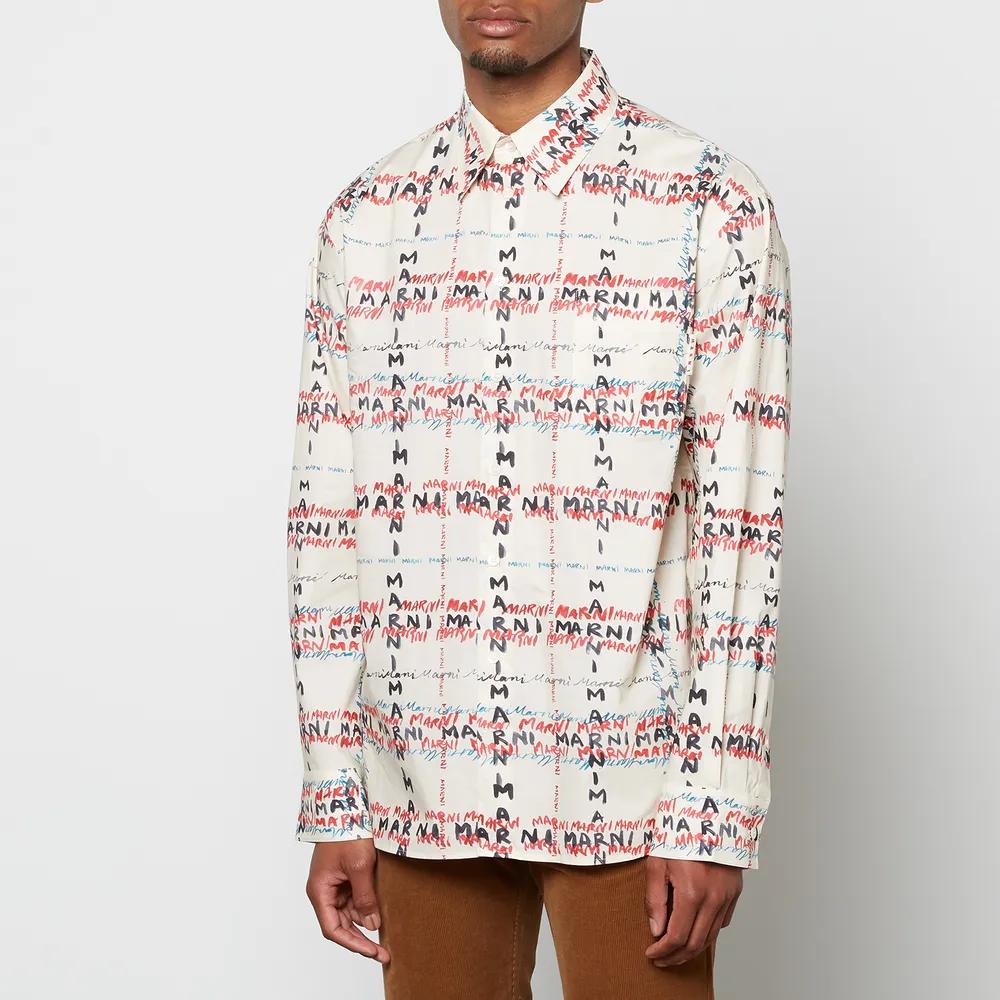 Marni Men's Printed Shirt商品第1张图片规格展示