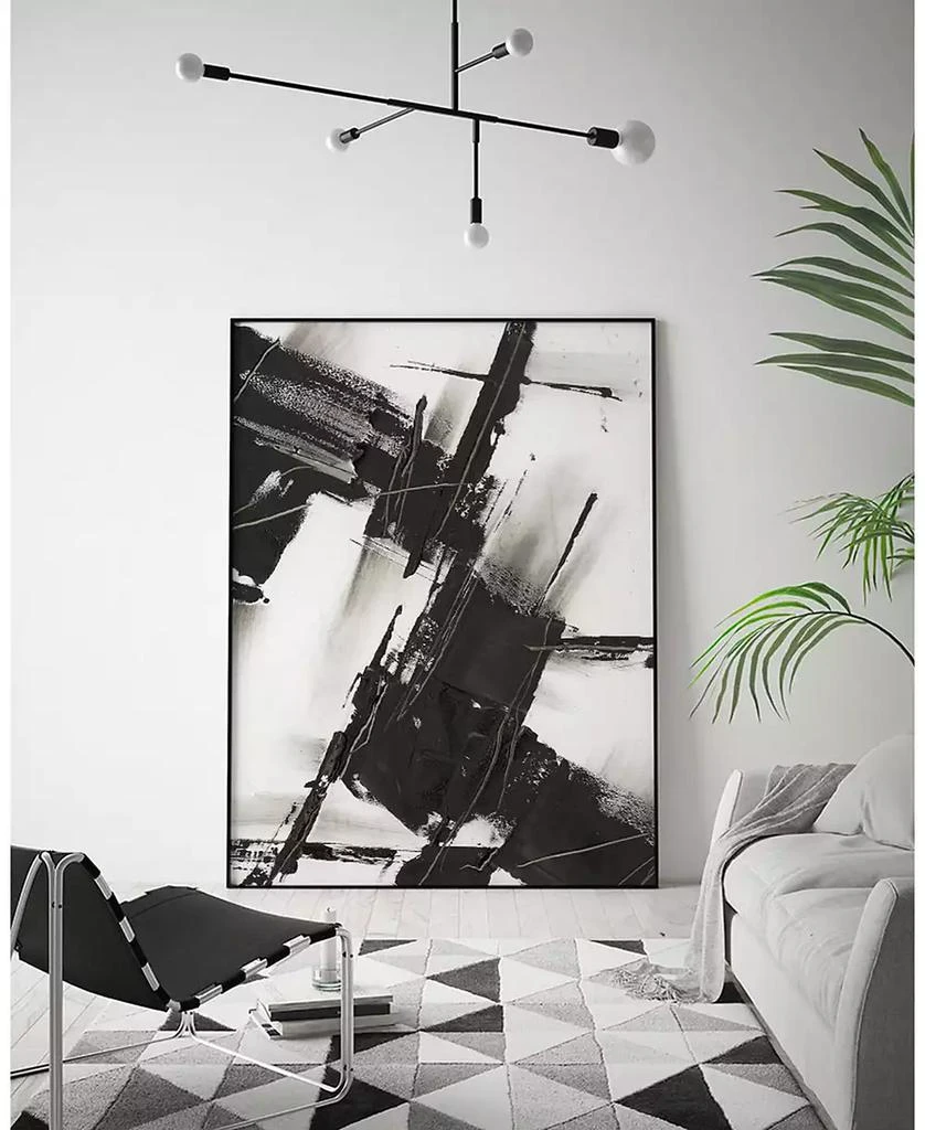 商品Giant Art|40" x 30" Diagonal Matrix I Art Block Framed Canvas,价格¥2523,第2张图片详细描述