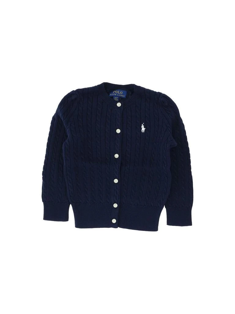 商品Ralph Lauren|Ralph Lauren Kids Polo Pony Buttoned Knitted Cardigan,价格¥592,第1张图片