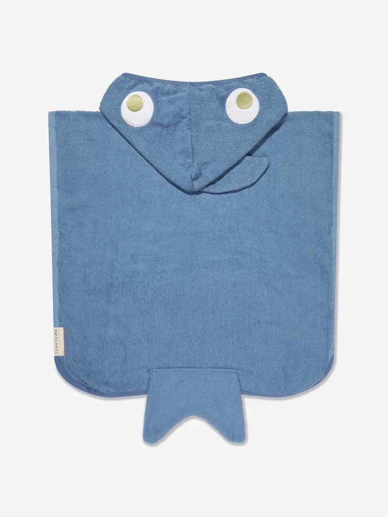 商品Sunnylife|Sunnylife Kids Shark Tribe Hooded Beach Towel in Blue,价格¥193,第2张图片详细描述