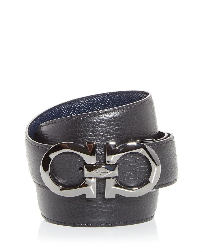 商品Salvatore Ferragamo|Salvatore Men's Double Gancini Reversible Leather Belt,价格¥4264,第2张图片详细描述