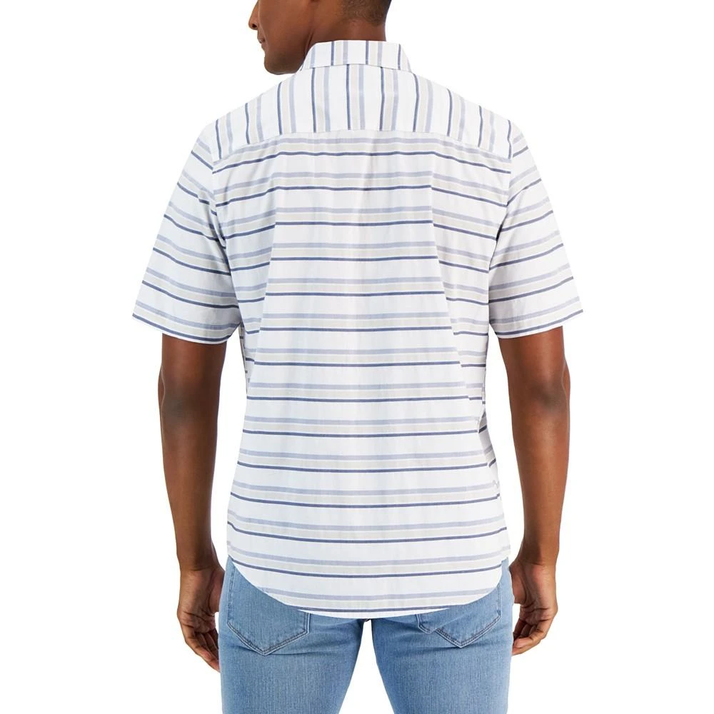 商品Alfani|Men's Heng Stripe Shirt, Created for Macy's,价格¥133,第2张图片详细描述