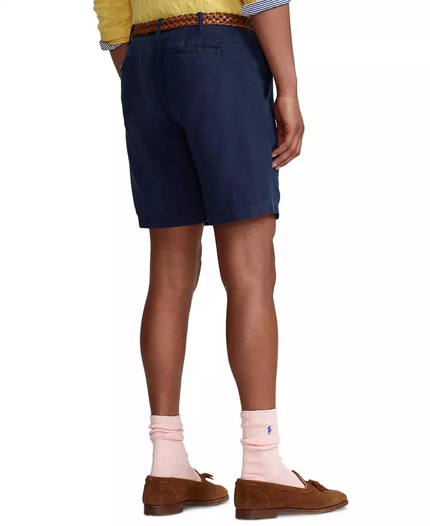 商品Ralph Lauren|Men's 8.5" Straight-Fit Linen Cotton Chino Shorts,价格¥518,第4张图片详细描述