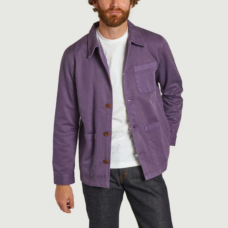 商品Nudie Jeans|Barney work jacket Lilac NUDIE JEANS,价格¥1370,第1张图片