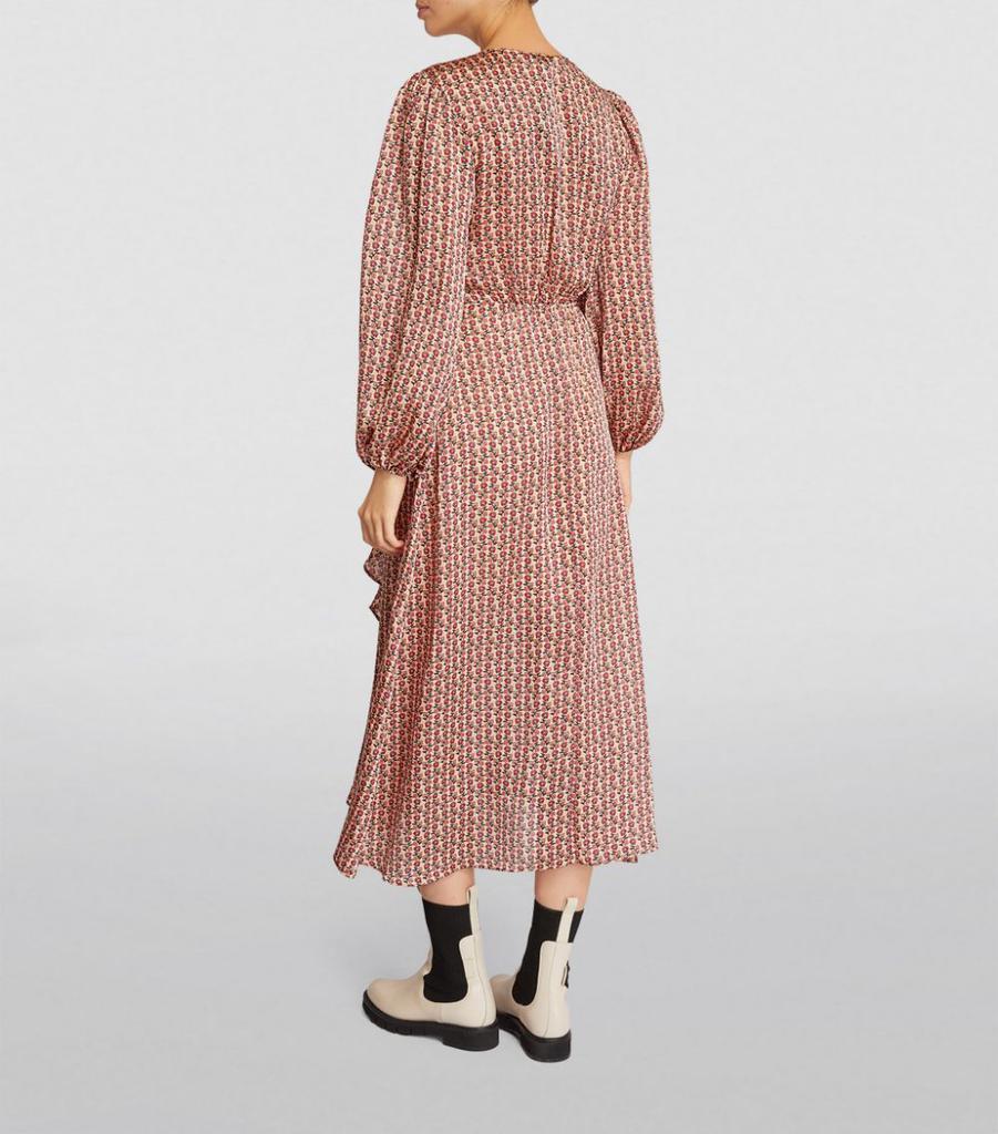 商品Maje|Floral Midi Dress,价格¥2848,第5张图片详细描述