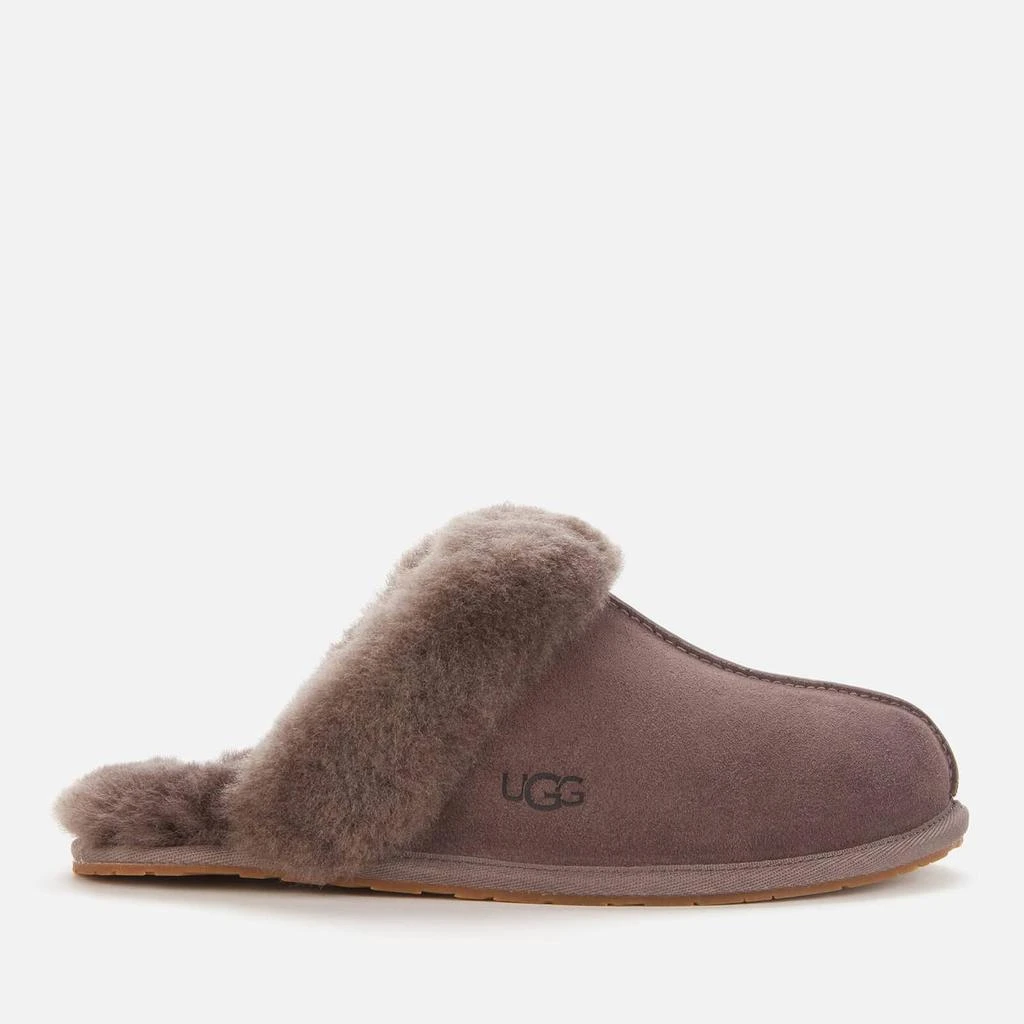 商品UGG|UGG WOMEN'S SCUFFETTE II SUEDE/SHEEPSKIN SLIPPERS - THUNDER CLOUD,价格¥489,第1张图片