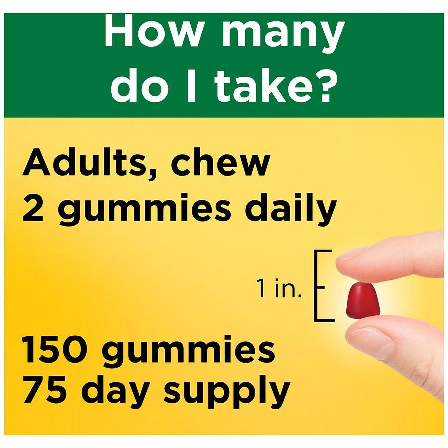 商品Nature Made|Energy B12 1000 mcg Gummies Cherry & Mixed Berries,价格¥112,第4张图片详细描述
