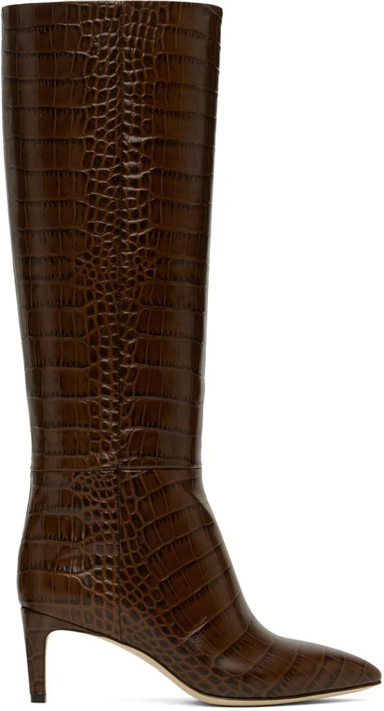 商品Paris Texas|Brown Stiletto Boots,价格¥6037,第1张图片