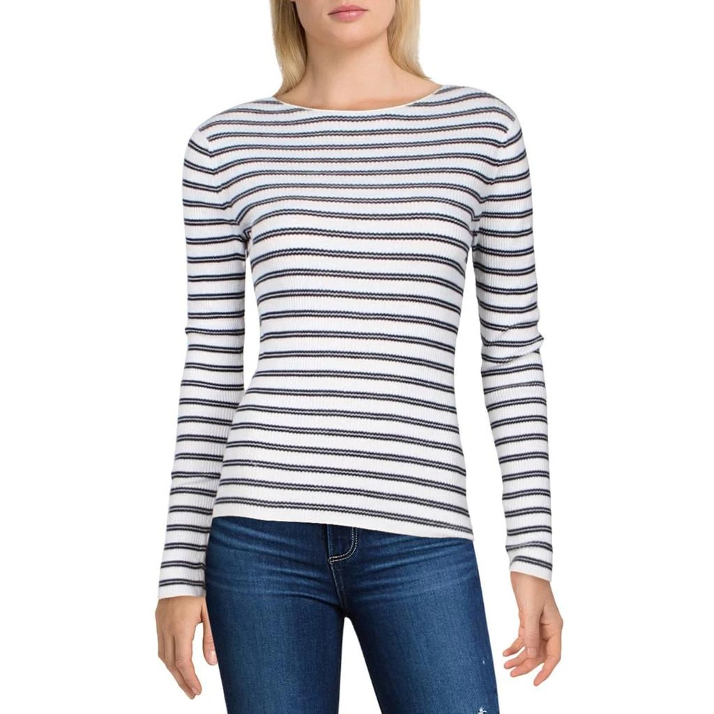 商品Vince|Vince Womens Boat Neck Striped Casual Top,价格¥235,第1张图片