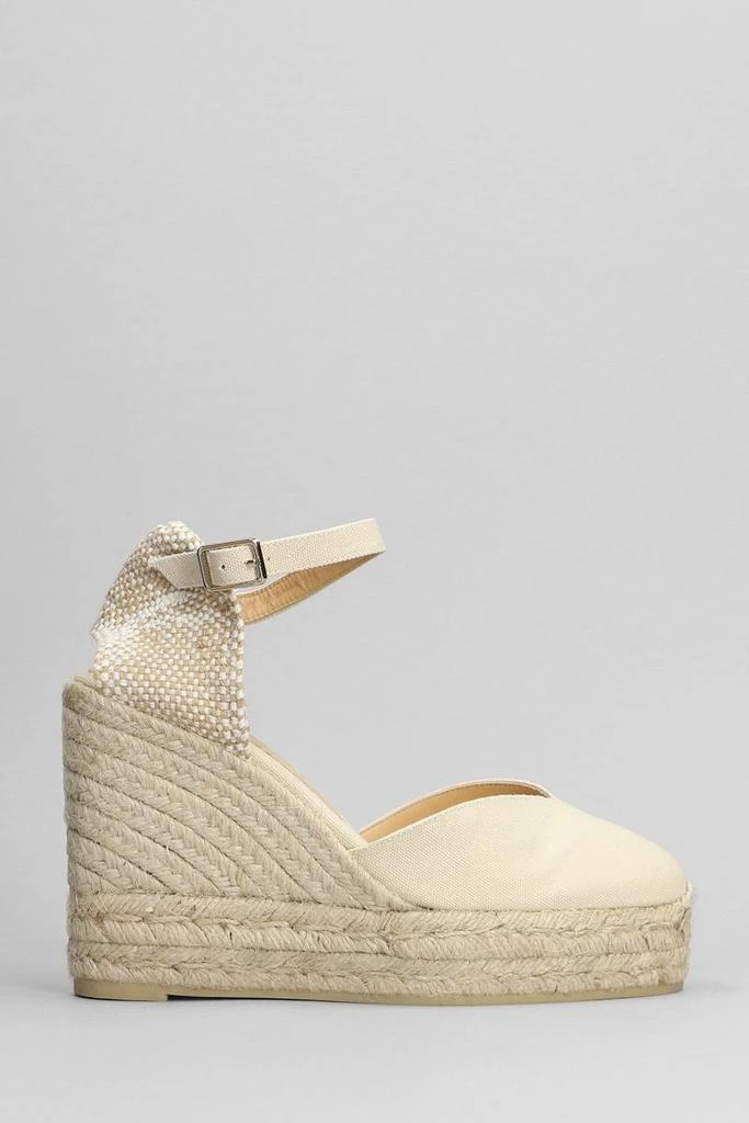 商品CASTAÑER|Castañer Wedges in Beige,价格¥1206,第1张图片