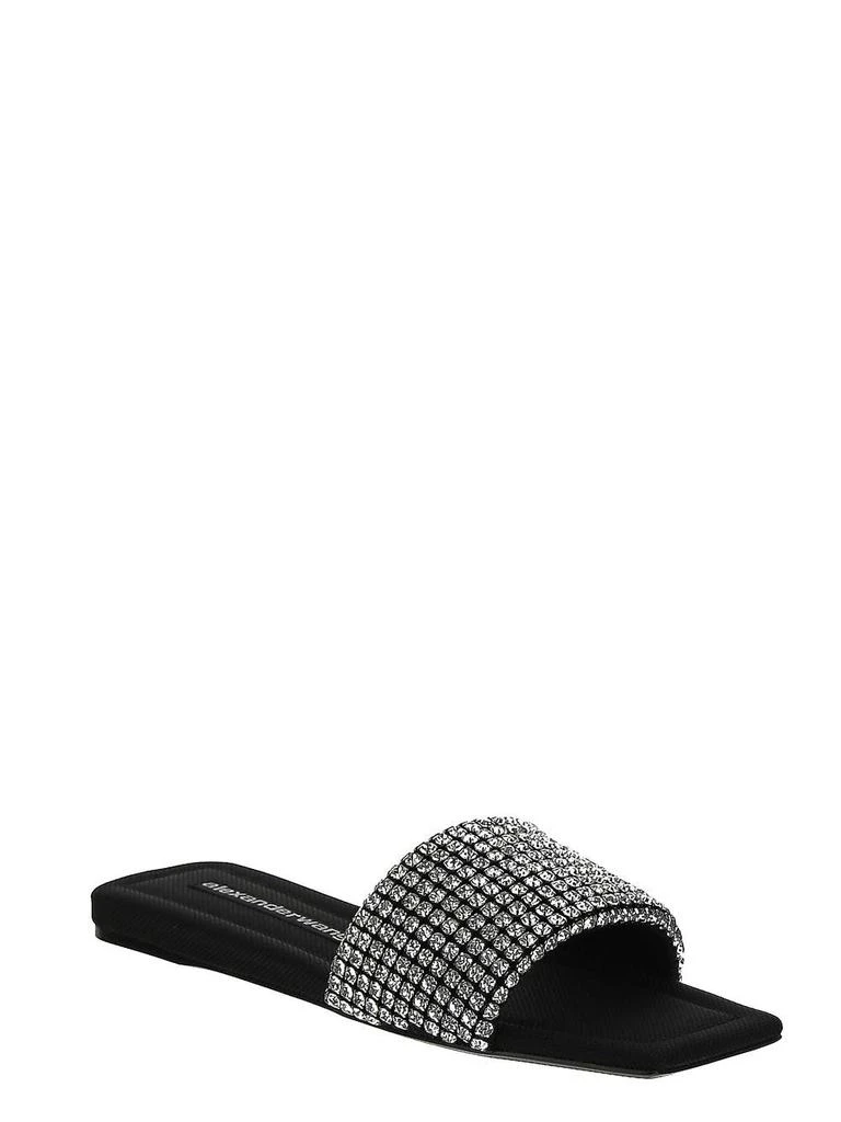 商品Alexander Wang|Anya Crystal Flat Slide,价格¥3476,第2张图片详细描述