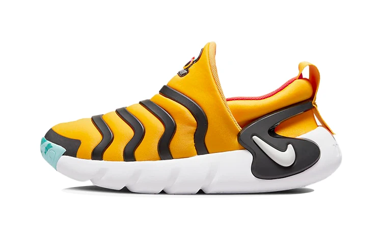 商品[国内直发] NIKE|[预售3天]Dynamo GO SE 毛毛虫 防踢耐磨 低帮 运动休闲鞋 黄黑色 中小童,价格¥390,第1张图片