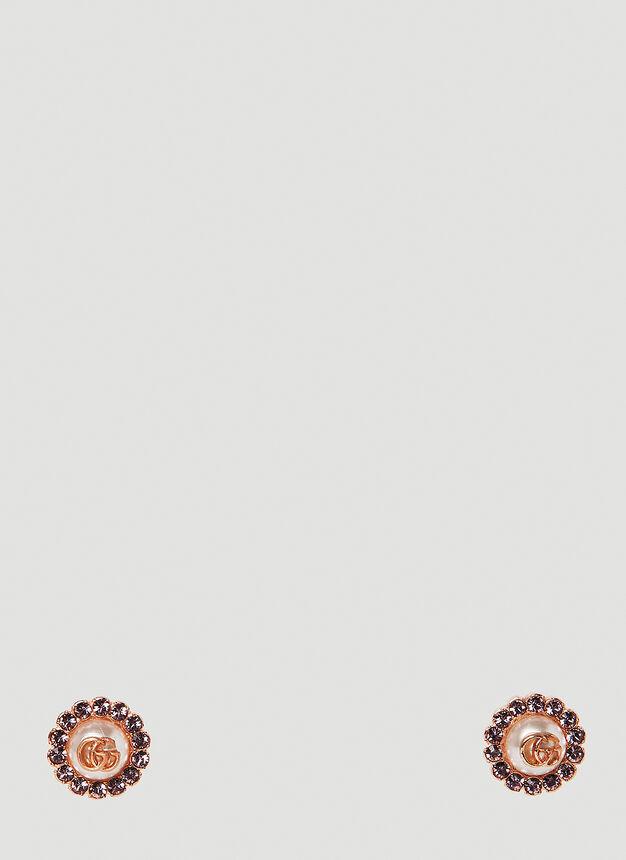 GG Marmont Stud Earrings in Gold商品第1张图片规格展示