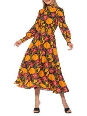 Beatrice Floral Midi Dress商品第4张图片规格展示