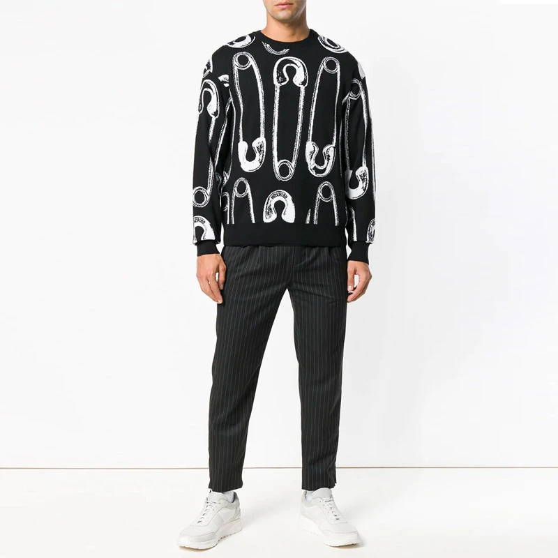 MOSCHINO 黑色男士卫衣/帽衫 ZJ0927-5200-4555 商品