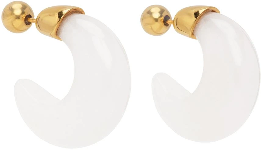 商品Sophie Buhai|White Jade Donut Hoops,价格¥2001,第2张图片详细描述