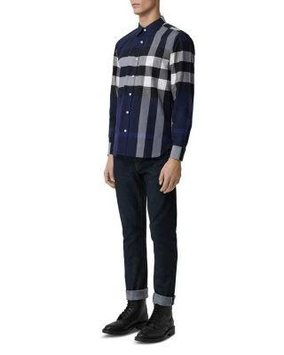 商品Burberry|Windsor Check-Pattern Classic Fit Shirt,价格¥1736,第4张图片详细描述