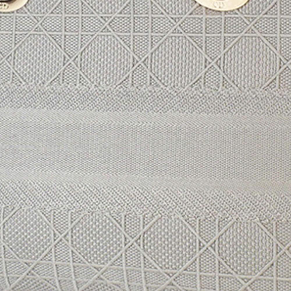 Dior Grey Lady D-Lite Canvas Satchel商品第9张图片规格展示