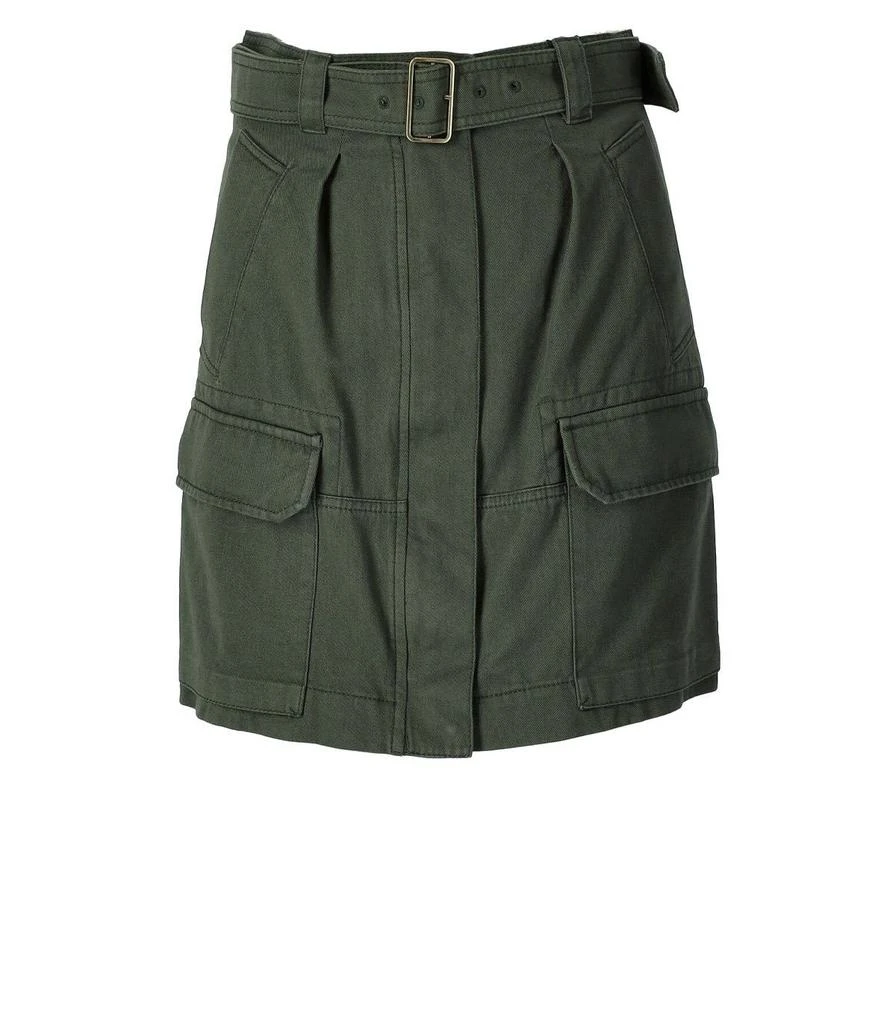 商品Weekend Max Mara|Weekend By Max Mara Womens Green Cotton Skirt,价格¥2349,第1张图片