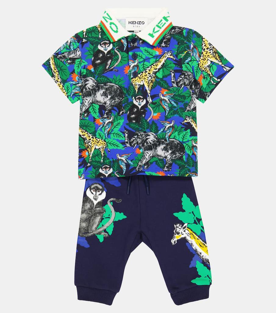 商品Kenzo|Baby printed cotton shirt and sweatpants,价格¥828,第4张图片详细描述