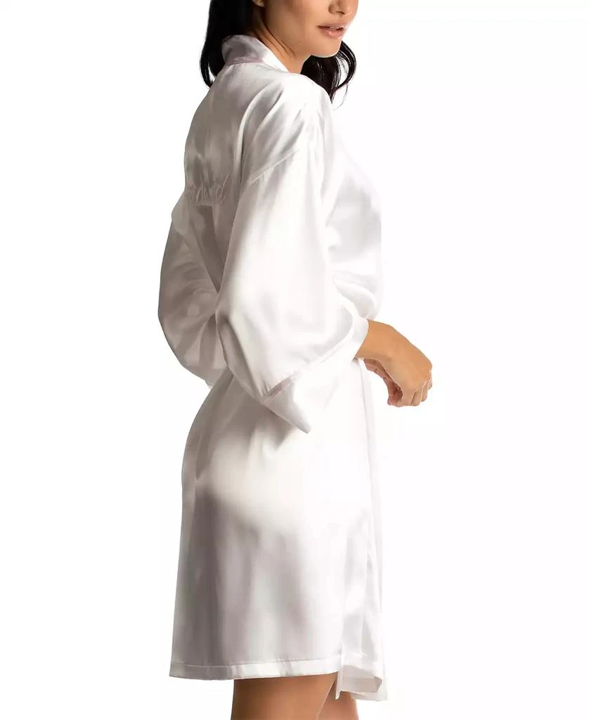 商品Linea Donatella|Bridesmaid Satin Wrap Robe,价格¥149,第3张图片详细描述