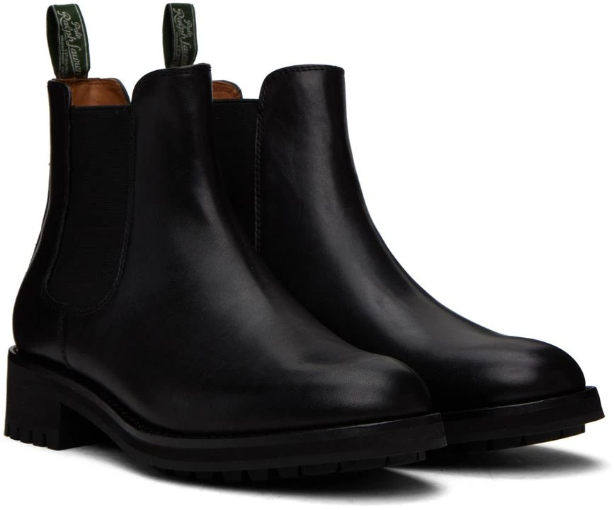 商品Ralph Lauren|Black Bryson Chelsea Boots,价格¥1044,第4张图片详细描述