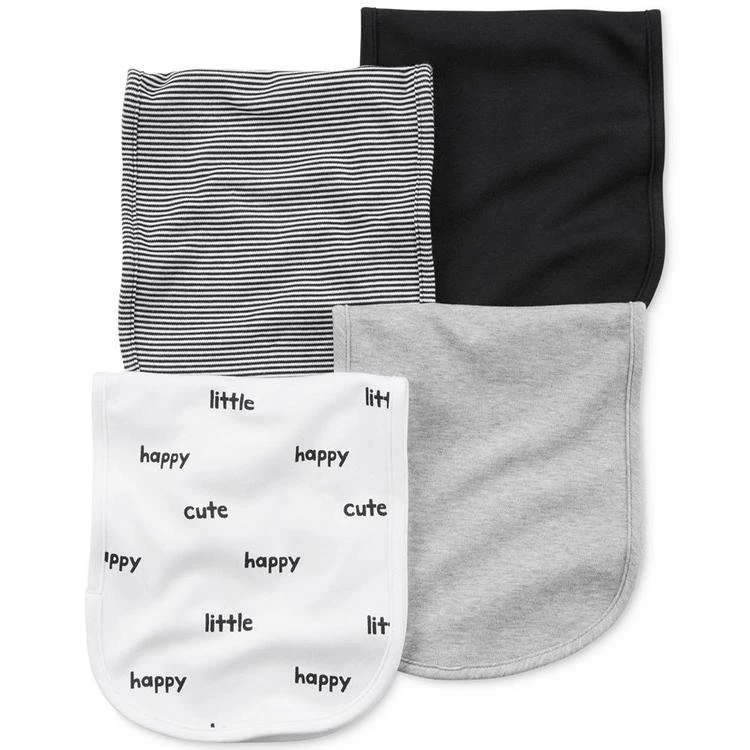 商品Carter's|4-Pk. Cotton Burp Cloths, Baby Boys,价格¥75,第1张图片