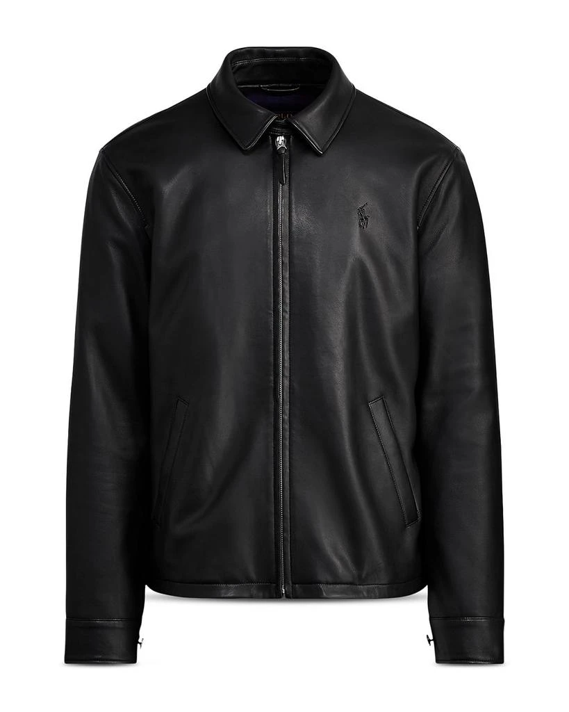 Maxwell Lambskin Leather Zip Jacket 商品