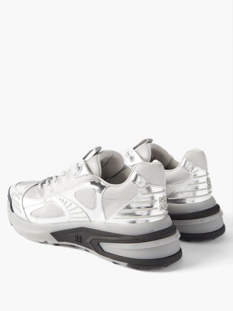 GIV 1 mesh and metallic-leather trainers 商品