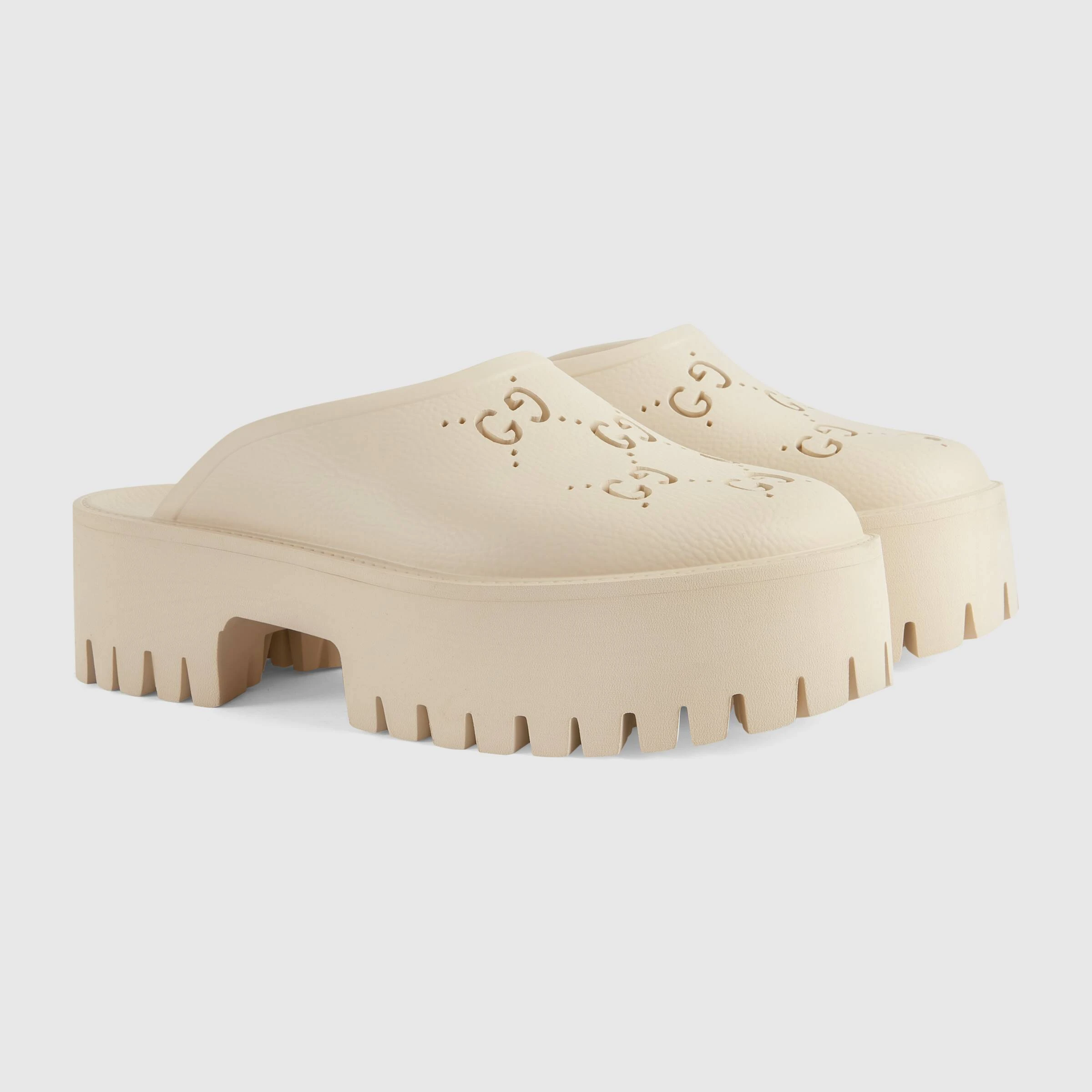 商品【商品预售7天】 Gucci|Gucci 女士凉鞋 663577JFB009022 白色,价格¥3380,第3张图片详细描述