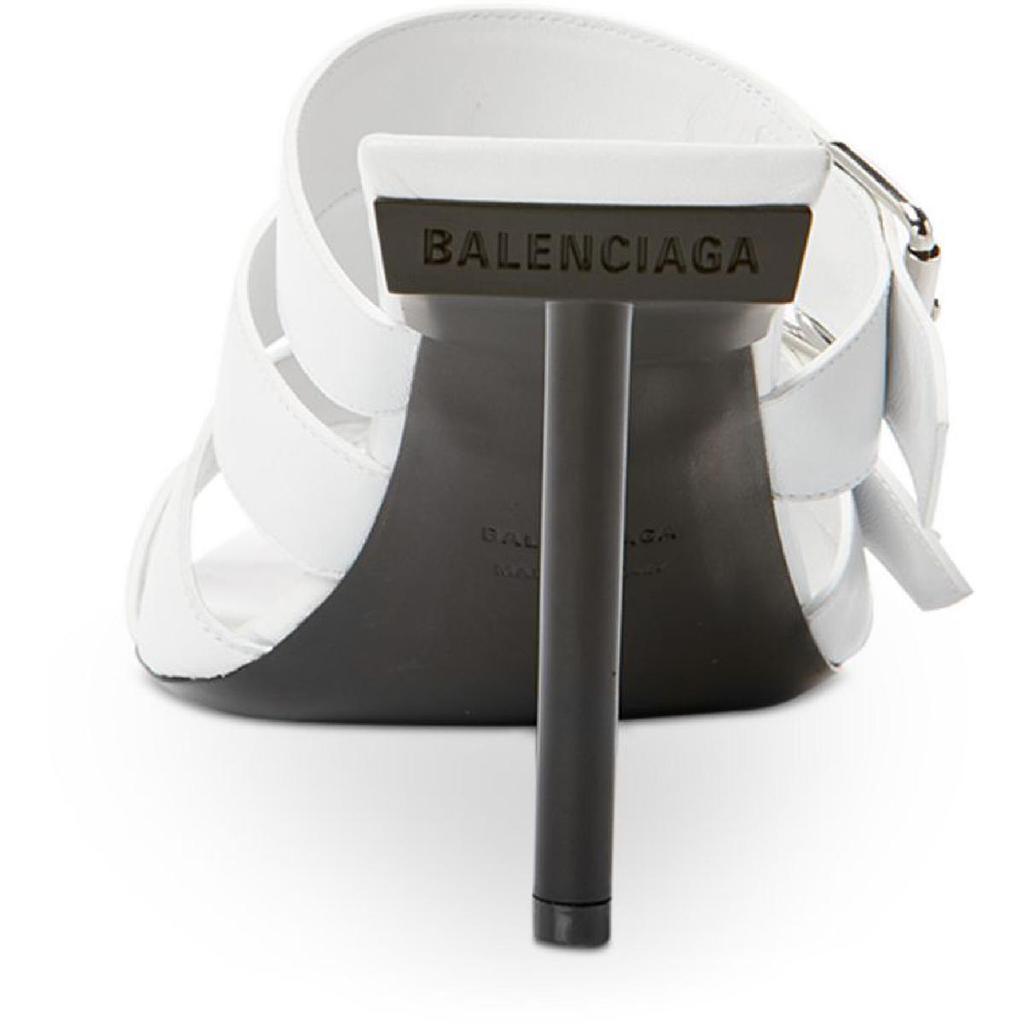 商品Balenciaga|Balenciaga Womens Leather Peep Toe Heels,价格¥3658,第4张图片详细描述
