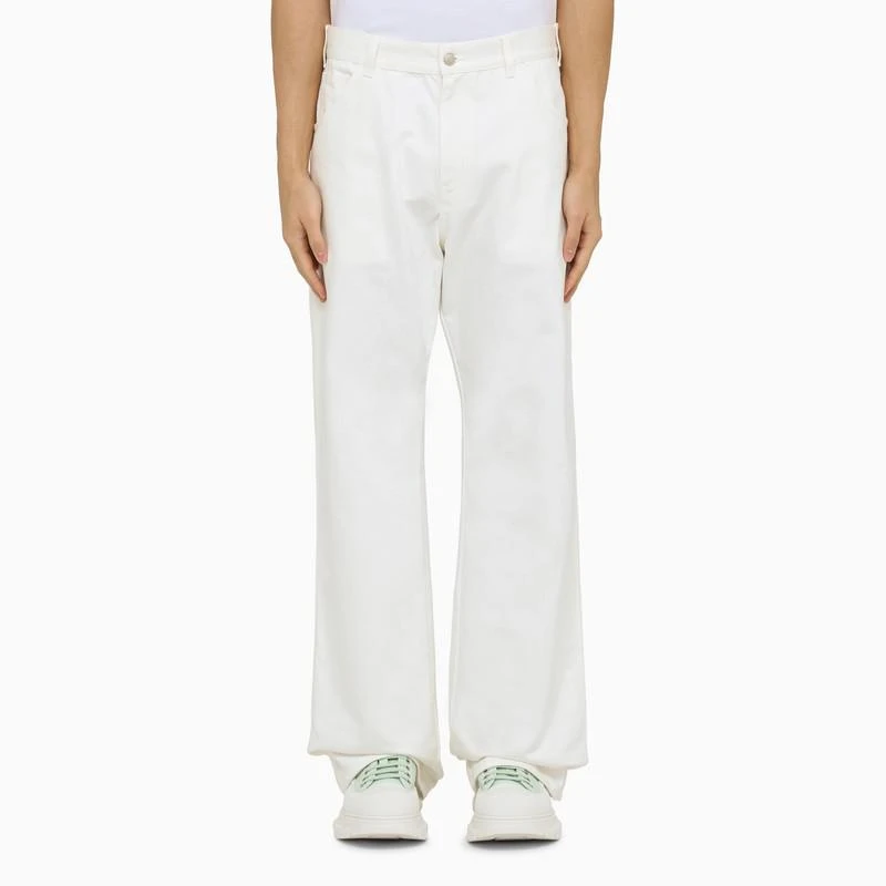 商品Alexander McQueen|White cotton cargo jeans,价格¥2898,第1张图片