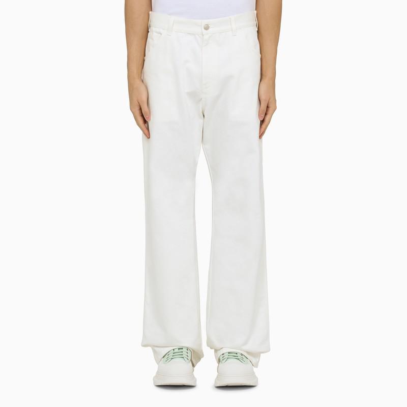 商品Alexander McQueen|White cotton cargo jeans,价格¥5511,第1张图片