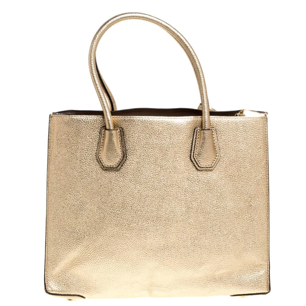 商品[二手商品] Michael Kors|Michael Kors Metallic Gold Leather Large Mercer Tote,价格¥1274,第4张图片详细描述