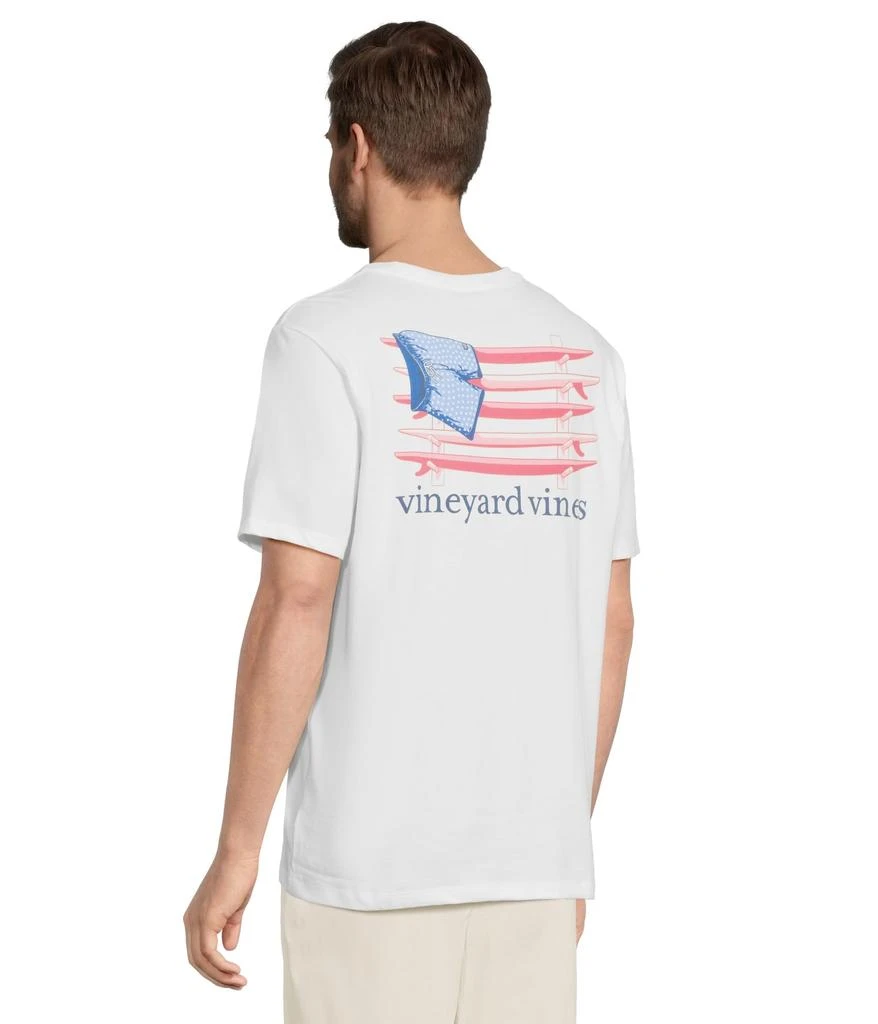 商品Vineyard Vines|Surf Chappy Short Flag Short Sleeve Tee,价格¥337,第3张图片详细描述